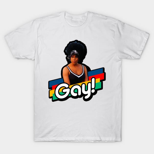 RuPaul Is Gay! T-Shirt by brettwhite